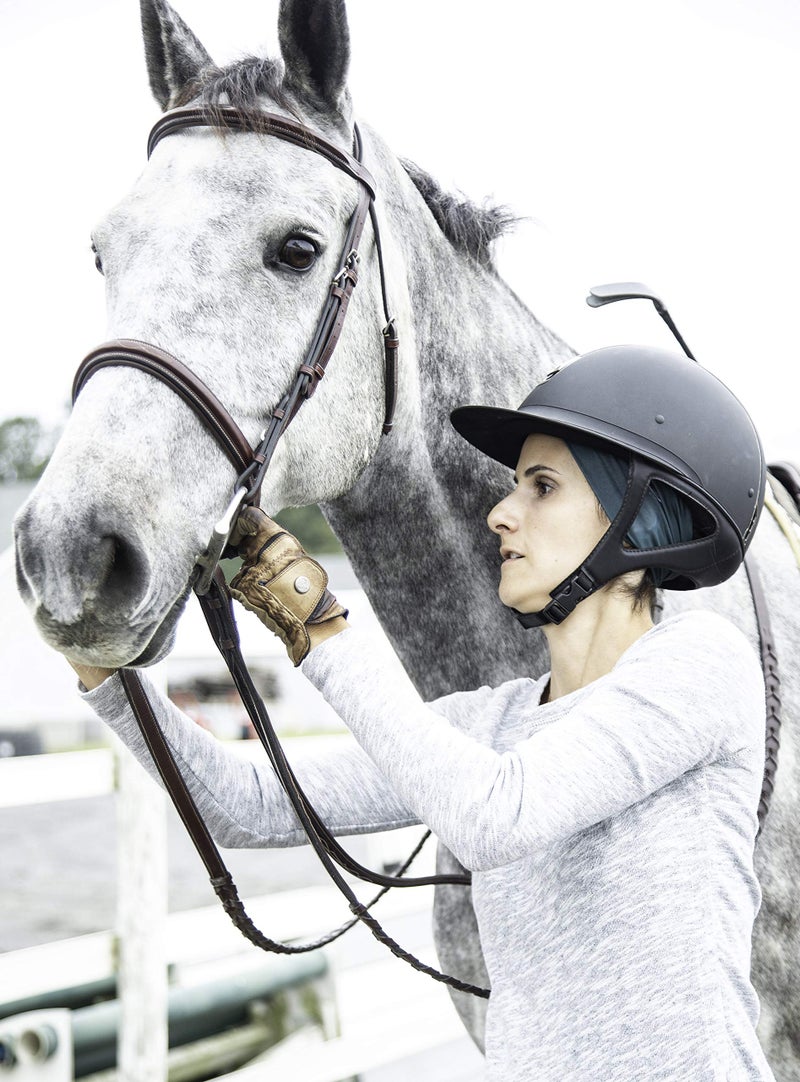 myMareCo Equestrian Headbands for Women, Under Riding Helmet Bands, Sportswear Wide Hair Wrap Suitable for Use with Bike Helmets, Yoga & Hiking - Image 4